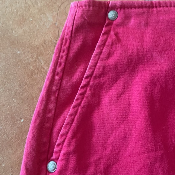 Versace Sretch Denim red skirt - Italian size 44 - Picture 2 of 8